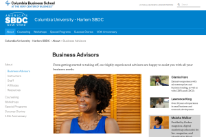 Columbia University Announcement Maisha Walker Digital Marketing Business Advisor